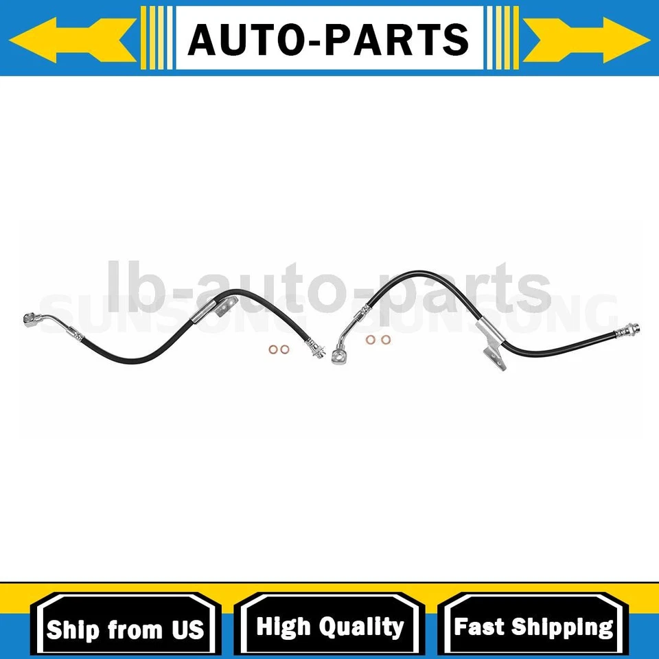 2X Mangueira de Linha de Freio Frontal Sunsong Para Chevrolet Express 1500 1996-2002 - Imagem 1 de 4