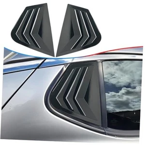 Window Louver 2Pcs Side Vent Window Louvers 2011-2015 Kia Optima Bright Black - Picture 1 of 8