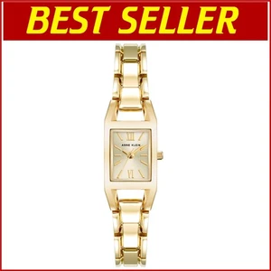 Elegante reloj pulsera para mujer con esfera champán rayos de sol y acabado dorado - Imagen 1 de 7
