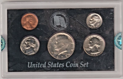 1973 US Coin Collection Lot Set in Clear Display Collectible Collectors Slab USA - Image 1 of 2