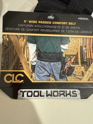 CLC Custome Leathercraft 5623 Padded Comfort Belt 3 Inch XL NEW Tool Works - Image 1 of 4