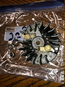 CRAFTSMAN 2.2 CI  16"  IGNITION FLYWHEEL W/ NUT   OEM FREE SHIP - Picture 1 of 1