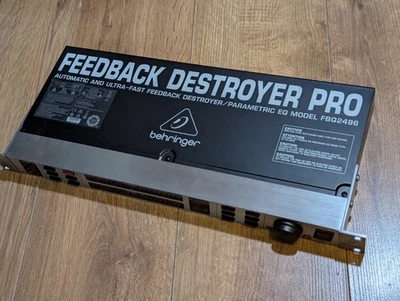 FAULTY Behringer FBQ2496 Feedback Destroyer Pro 24-bit/96 kHz EQ suppressor READ - Image 1 of 4