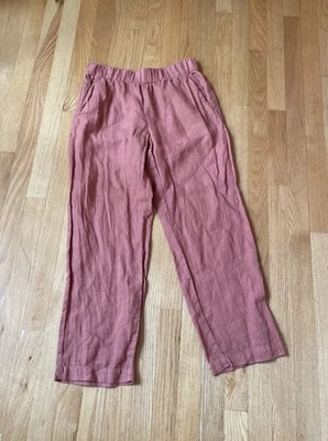 Pantalones Lou & Gris Naranja Lino S Foto 1 de 4