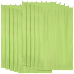 54"x108" Outdoor Privacy Curtain Panel Tab Top UV30+ Porch Pergola Deck 10 Piece - Picture 1 of 8