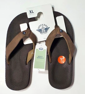 Sandalias Dockers Marrón Premium Para Hombre XL 11-12 Chanclas Cómodas Duraderas Flexibles - Imagen 1 de 3