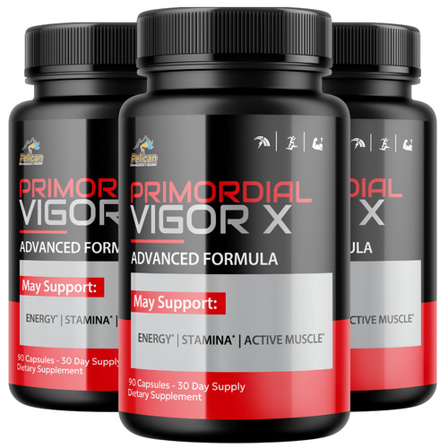 Primordial Vigor X- Bodybuilding & Men's Health Support- 3 Bottles- 270 ...
