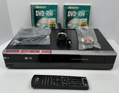 LG RC897T DVD VCR Combo Reproductor VHS a DVD Grabadora Transferencia HDMI 1080p Sintonizador de TV Foto 1 de 4