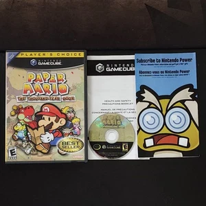 Paper Mario The Thousand-Year Door Nintendo GameCube With Inserts, No Manual - Bild 1 von 12