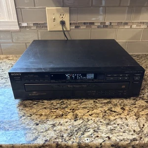 Sony CDP-C345 5 Disc Carousel CD Changer-TESTED/WORKING - No Remote! - Picture 1 of 18