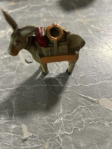 Vintage Donkey Mule Figurine Cast Metal Souvenir Prospector Miner made in Japan - Picture 1 of 6