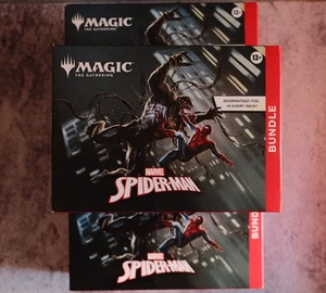 Magic The Gathering Marvel Spider-Man Bundle Sealed 2025 - 9 Booster + Foil X3 - Bild 1 von 3