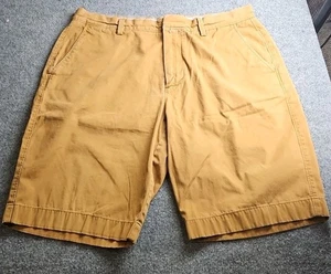 J Crew khaki shorts mens size 34, 10 inch inseam 100% cotton 1119 - Picture 1 of 6