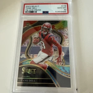 Tank Dell Tie-Dye Prizm 05/25 PSA 10 2023 Panini Select Club Level RC #219  - Bild 1 von 2