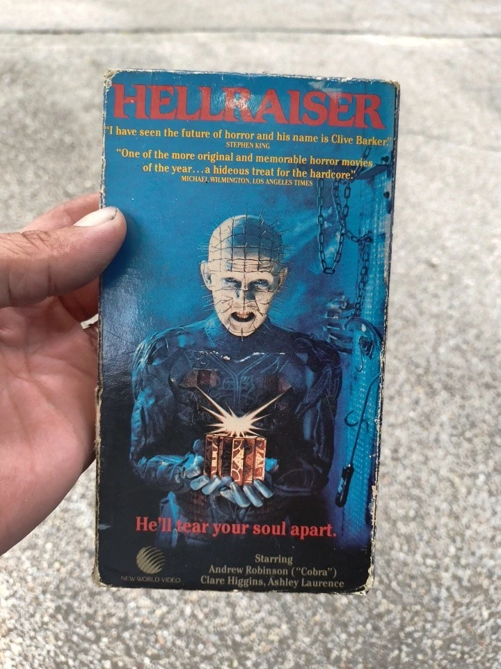 HELLRAISER (1987) CLIVE BARKER HORROR VHS - Image 1 of 1