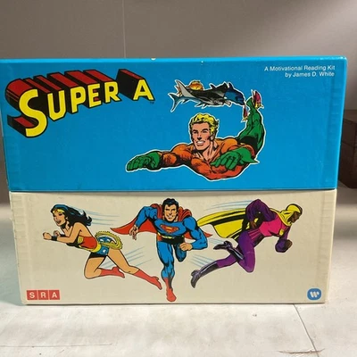 Vintage Super A Motivational Reading Kit,DC Comics,Superman,Batman 1977 - Image 1 of 4