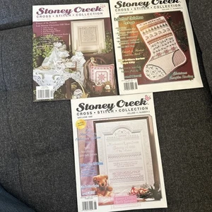 Stoney Creek Cross Stitch Collection Magazine May/June,July/Aug,Nov/Dec 1999 - Picture 1 of 3