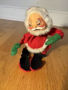 Annalee Posable Santa Clause Annalee Mobilitee Doll 1963 7-8 Inches Christmas - Picture 1 of 4