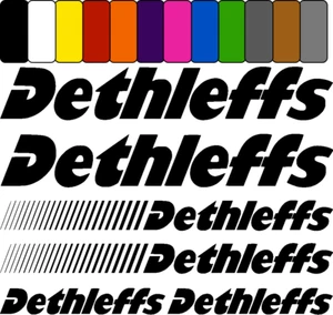 DETHLEFFS aufkleber sticker wohnmobil camper wohnwagen caravan - Bild 1 von 13
