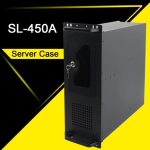 4U Rack-Gehäuse Server-Gehäuse 7 x 3,5" HDD, 2 x 5,25" DVD-ROM, 2 x USB 2.0 - Bild 1 von 13