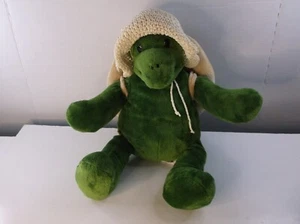 Build A Bear Trekkin Turtle Removable Shell Backpack Stuffed Plush 16" - Picture 1 of 7