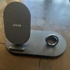 Anker 2-In-1 Wireless Charger Station+Qc Wall Adapter For Watch/ Iphone Charging
