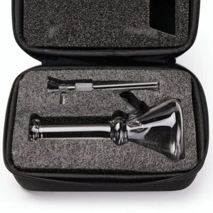 6" Small Glass Bong with Travel Box Smoking Tobacco Water Pipe 14MM Glass Bowl - Picture 1 of 9