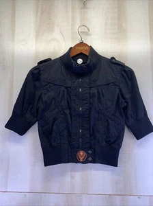 Vintage Jägermeister Damen Werbejacke schwarz 3/4 Arm Größe Small-7335 - Bild 1 von 7