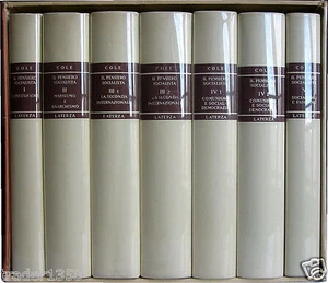 COLE Il pensiero socialista 7 vol. + cofanetto LATERZA 1968 opera completa! - Foto 1 di 1