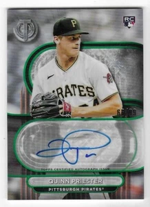 Quinn Priester 2024 TOPPS TRIBUTE MLB ROOKIE AUTOGRAPH CARD Brewers AUTO RC /99 - Picture 1 of 2