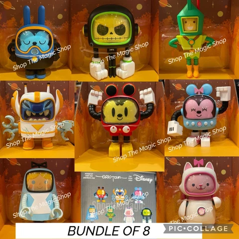 Disney Parks Vinyl Series 2023 Mickey & Friends BUNDLE Figure Mission To Mars Cover