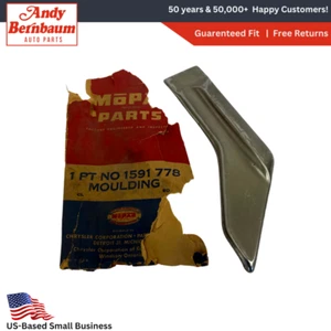 1955 Plymouth Rear Right Side Quarter Panel Lower Small Molding 1591778 NOS - Picture 1 of 7