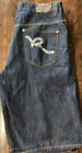Rocawear Shorts Mens 38 Jean Blue Denim Baggy Fit