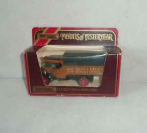Vintage Matchbox Models Of Yesteryear Y-27/1922 Fodensteam Lorry Tate & Lyle's - Picture 1 of 6