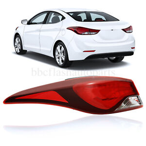 Fit For 2014-2016 Outer Tail Light For Hyundai Elantra Assembly Side  (Left)