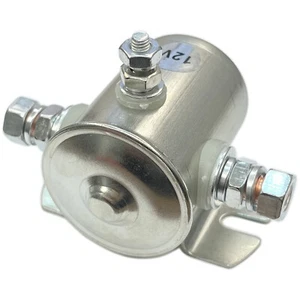 Relé de solenoide continuo de alta resistencia 200A de 12 V 3 terminales para carritos de golf marinos - Imagen 1 de 9