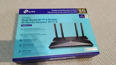 TP-LINK AX20 (AX1800) WiFi6 Router - Image 1 of 4