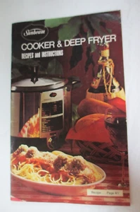 1973 Sunbeam Herd & Fritteuse Rezepte Anleitung Broschüre Booklet - Bild 1 von 3