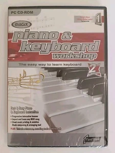 MAGIX Piano & Keyboard Workshop 2nd Edition Instruction Software PC CD-ROM NEW - Picture 1 of 3