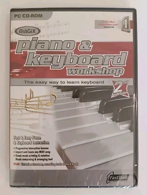 MAGIX Piano & Keyboard Workshop 2nd Edition Instruction Software PC CD-ROM NEW - Image 1 of 3