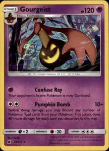 2x (SM04-045) Gourgeist Raro Pokemon SM Tarjeta de Invasión Carmesí # 45 - Imagen 1 de 1