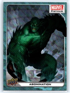 Abomination - Blue Surge Parallel - 2023 Upper Deck Marvel Platinum - Picture 1 of 2