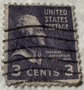 3 Cents United States Postage Thomas Jefferson - Picture 1 of 1