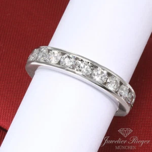 Tiffany & Co. Ring Setting Platin 950 Diamanten ca. 2,00 ct Größe 50 Eternity - Bild 1 von 4