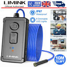 LIMINK WIFI Waterproof Endoscope 6.8mm Borescope Snake Inspection Camera 10M UK