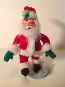 Brand New With Tags Annalee 6" SNOWFLAKE SKATING SANTA- 2012 MPN 400012 - Picture 1 of 7