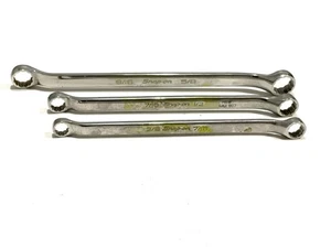 Lote de 3 llaves de caja Snap-On 12 puntos SAE Flank Drive® 10° offset - Imagen 1 de 5