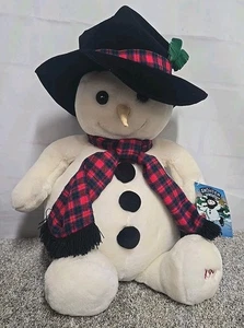 Vintage 1997 Target SNOWDEN Plush With Tags Christmas Snowman Commonwealth - Picture 1 of 11