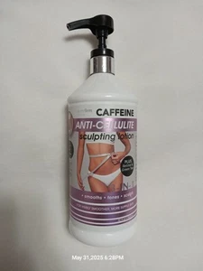 EVERFIRM CAFEÍNA ANTICELULÍTICA LOCIÓN ESCULPIDORA 3 EN 1 + RETINOL + VERDE 32FLOZ - Imagen 1 de 10