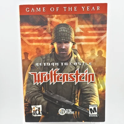 Return to Castle Wolfenstein: Game of the Year, 2002, Small Box, New & Sealed - Image 1 of 4